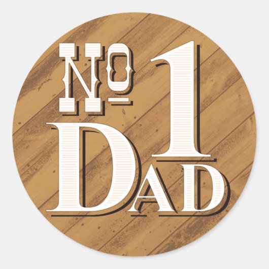 Rond Sticker #1 Papa (Devant)