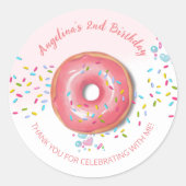 Rond Sticker 2ème anniversaire (Devant)