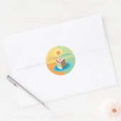 Rond Sticker 30e tranche de gâteau d'anniversaire (Enveloppe)