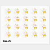 Rond Sticker 311-Champagne Toast (Feuille)