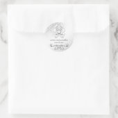 Rond Sticker 311-Silver Diamond Luxe Damask (Sac)