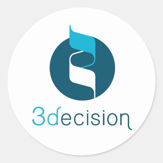 Rond Sticker 3decision (Devant)