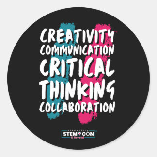 Rond Sticker 4 C de STEM Round