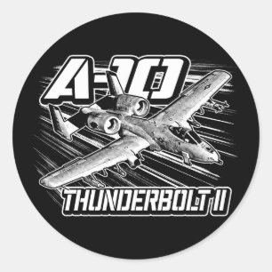 Rond Sticker A-10 Thunderbolt II Classic Round Sticker