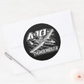 Rond Sticker A-10 Thunderbolt II Classic Round Sticker (Enveloppe)