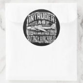 Rond Sticker A-6 Intruder Classic Round (Sac)