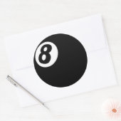 Rond Sticker à 8 balles (Enveloppe)
