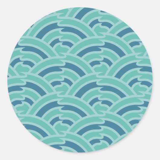 Rond Sticker à arches d'eau (Devant)