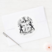 Rond Sticker à armoiries Schnauzer (Enveloppe)