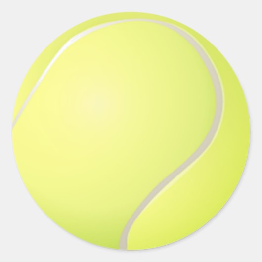 Rond Sticker à balle de tennis (Devant)