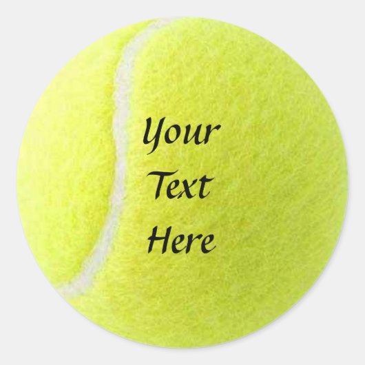 Rond Sticker à balle de tennis (Devant)
