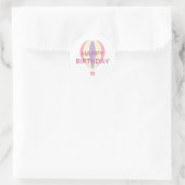 Rond Sticker à ballets d'anniversaire (Sac)