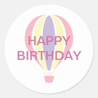 Rond Sticker à ballets d'anniversaire