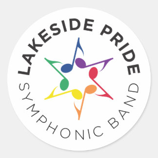 Rond Sticker à bande symphonique