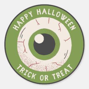 Rond Sticker à bille d'Halloween