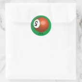 Rond Sticker à bille numéro 5 (Sac)