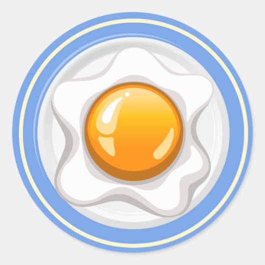 Rond Sticker à bol d'oeuf - SRF (Devant)