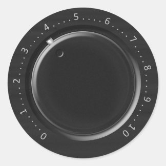 Rond Sticker à bouton de volume