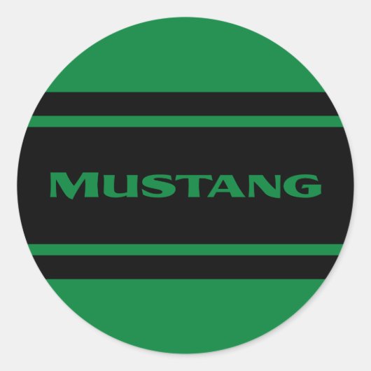 Rond Sticker à bouton Maj pour course noire verte (Devant)