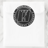 Rond Sticker à chauve-souris Softball (Sac)