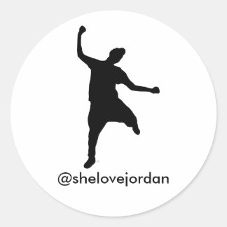 Rond Sticker à dépose Str8 (@shelovejordan)