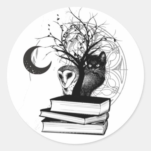 Rond Sticker à deux mondes (Devant)