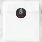 ROND STICKER À DIRE **MERCI NOËL** AVEC CUISINE (Sac)