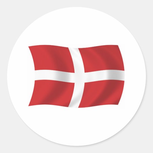 Rond Sticker à drapeau de l'Ordre militaire souverain d (Devant)