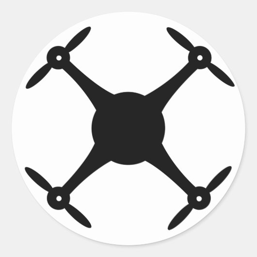 Rond Sticker à drone (rond) (Devant)