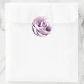 Rond Sticker à enveloppe Rose violet (Sac)