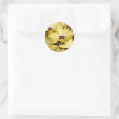 Rond Sticker à fleurs (Sac)