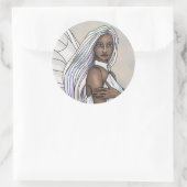 Rond Sticker à grains de diamant (Sac)