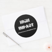 Rond Sticker à haut impact 2 (Enveloppe)