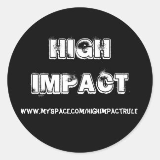Rond Sticker à haut impact 2