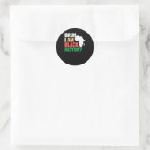 Rond Sticker à histoire noire (Sac)