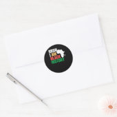 Rond Sticker à histoire noire (Enveloppe)