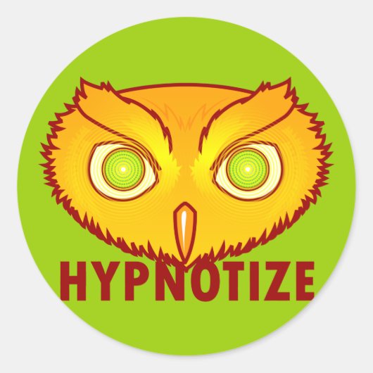 Rond Sticker à hypnotiser (Devant)