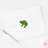 Rond Sticker à la grenouille (Enveloppe)