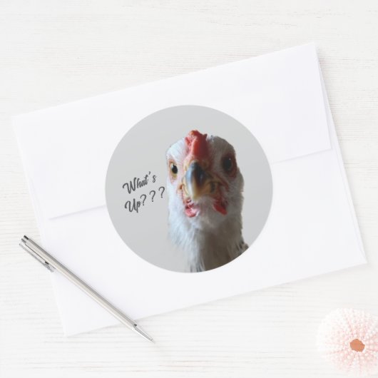 Rond Sticker à la main (Enveloppe)