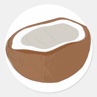 Rond Sticker à la noix de coco