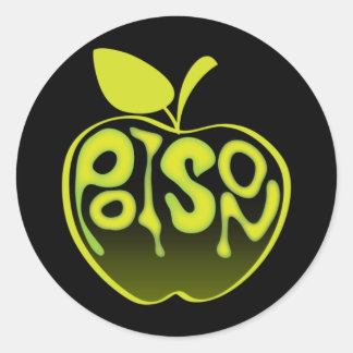 Rond Sticker à la pomme de poison