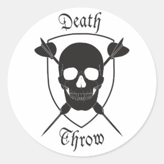 Rond Sticker à lancer de mort
