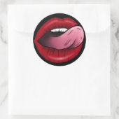 Rond Sticker à lèvres sexy (Sac)