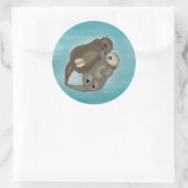 Rond Sticker à lunettes (Sac)