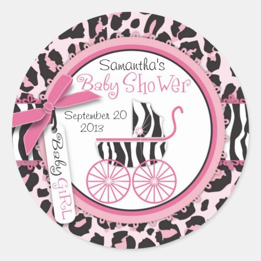 Rond Sticker à objets sauvages (Devant)