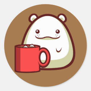 Rond Sticker à ours polaire