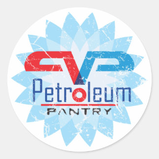 Rond Sticker à panneau pétrolier