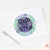 Rond Sticker à pas double (Enveloppe)