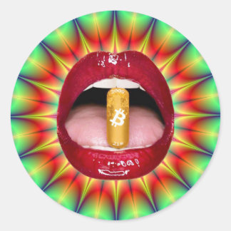 Rond Sticker à pilules orange #2