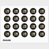 Rond Sticker à pinces pour canard à sifflement complet  (Feuille)